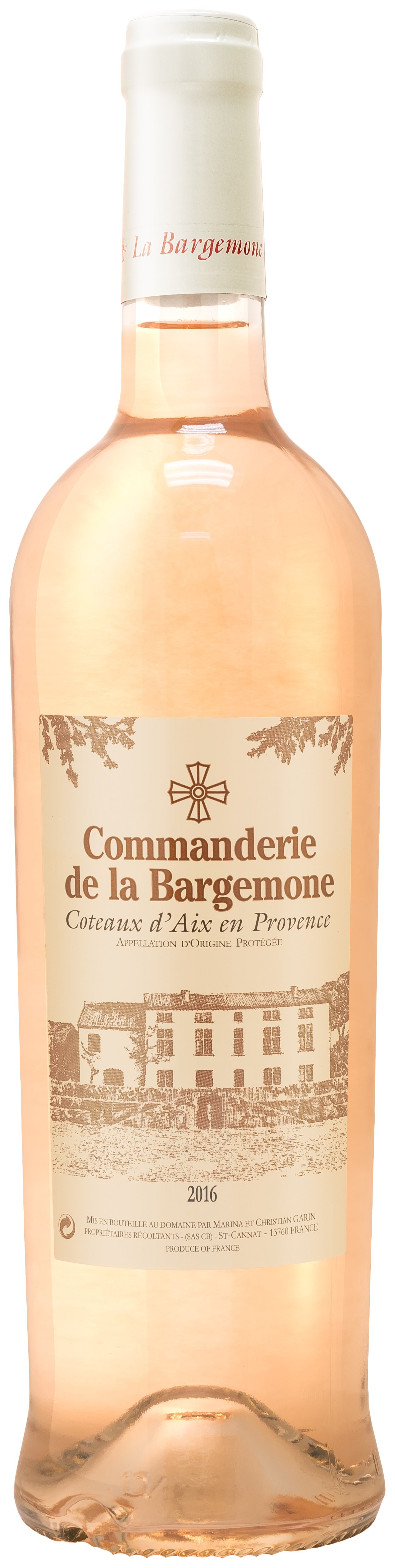 Commanderie de la Bargemone Coteaux d'Aix en Provence Rose
