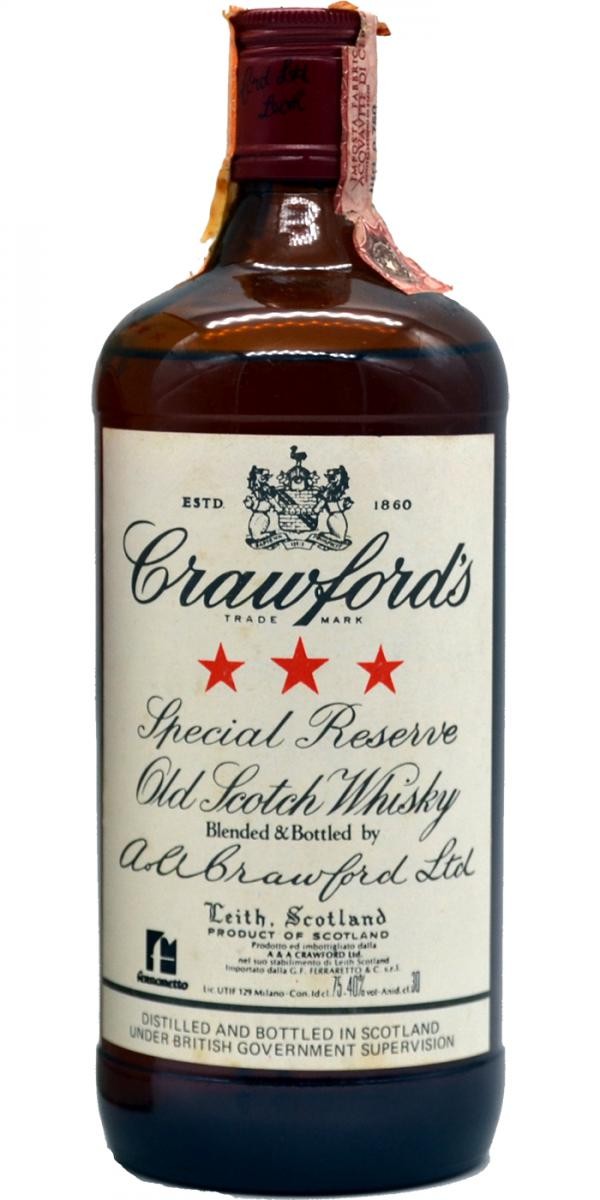 Crawford's Old Scotch Whiskey