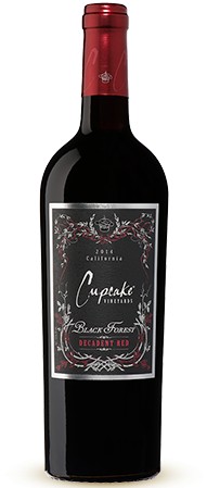 Cupcake Black Forest Decadent Red