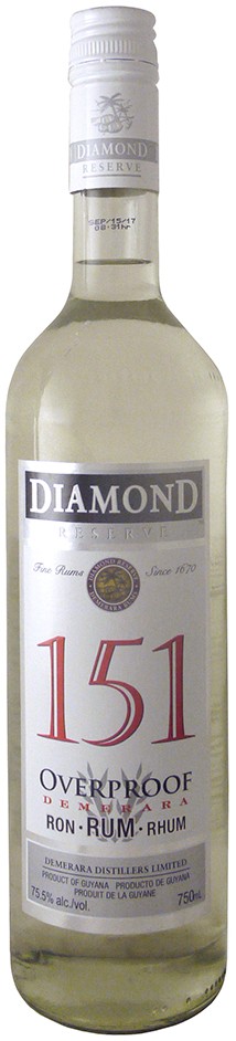 Diamond Reserve 151 Overproof Rum