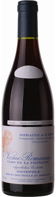 Domaine A.F. Gros Vosne-Romanee Clos de la Fontaine 2010