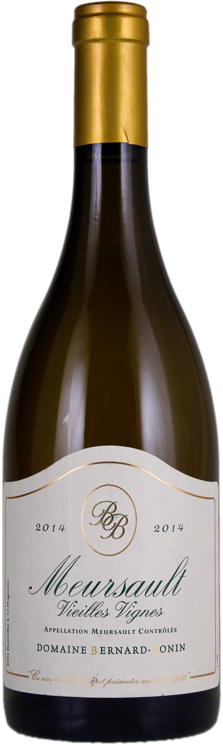 Domaine Bernard-Bonin Vieille Vignes Meursault 2014