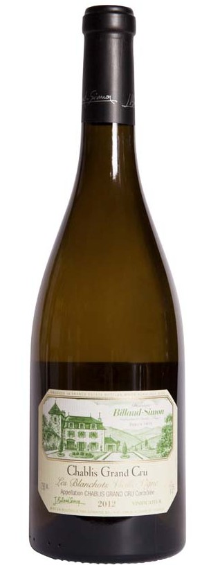 Domaine Billaud-Simon Les Blanchots Vieilles Vigne Chablis Grand Cru 2012