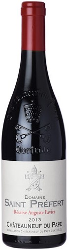 Domaine de Saint-Prefert Chateauneuf-Du-Pape Reserve Auguste Favier 2014