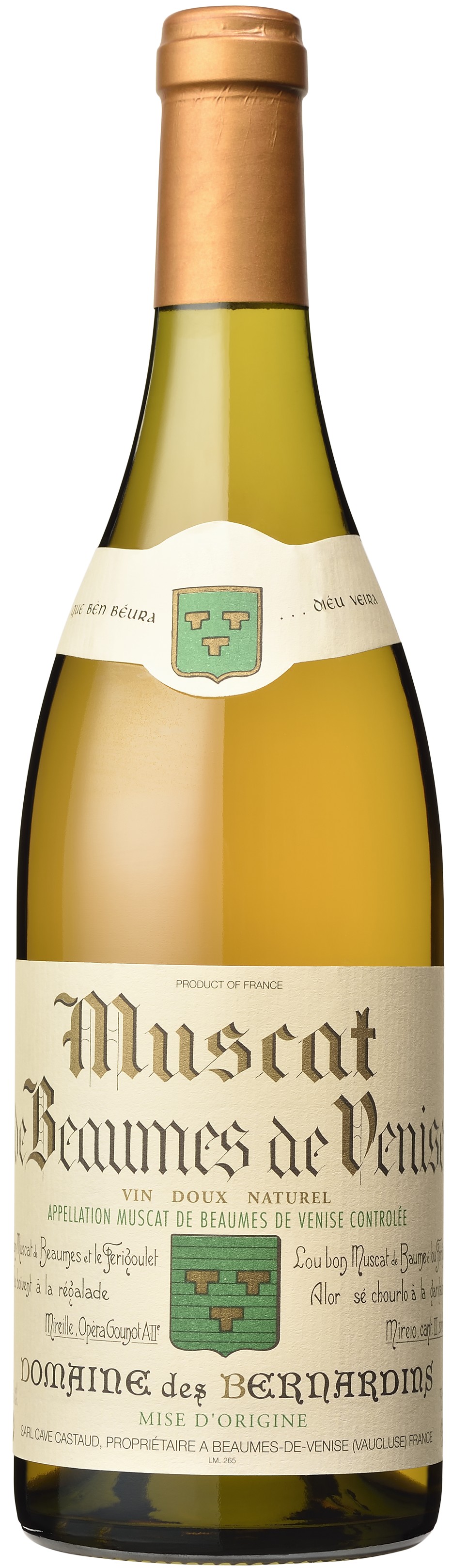 Domaine des Bernardins Muscat de Beaumes 2015