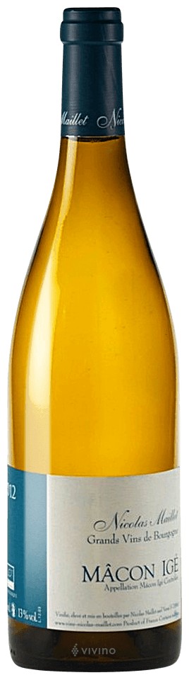 Domaine Nicolas Maillet Macon Ige 2014