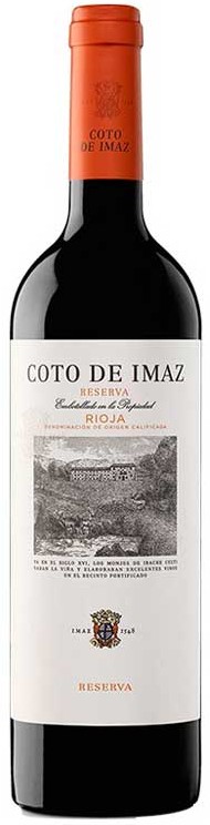 El Coto de Rioja Coto de Imaz Rioja Reserva 2015