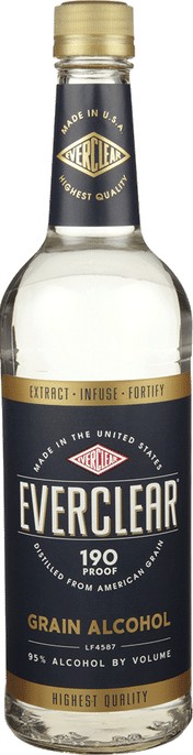 Everclear Grain Alcohol (190 Proof)