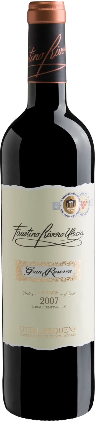 Faustino Rivero Ulecia Utiel-Requena Valtier Reserva 2007