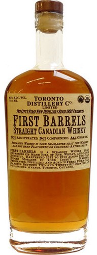 First Barrels Straight Canadian Whisky
