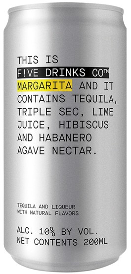 Five Drinks Margarita
