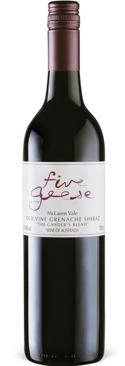 Five Geese Old Vine Shiraz 2012