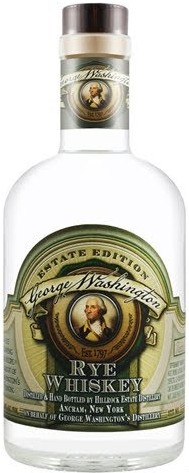 George Washington Unaged Rye Whiskey