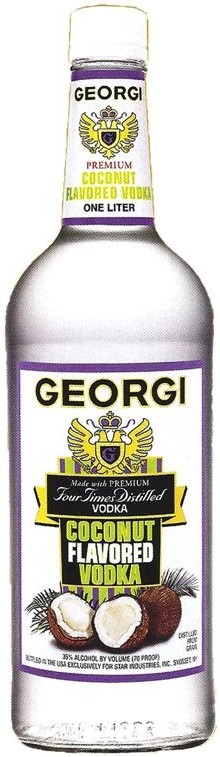 Georgi Coconut Flavored Vodka