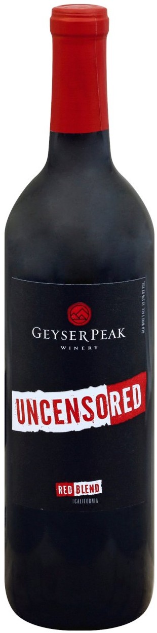 Geyser Peak Uncensored Red NV