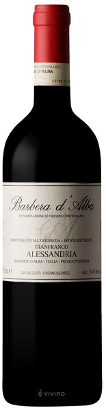 Gianfranco Alessandria Barbera d'Alba 2018