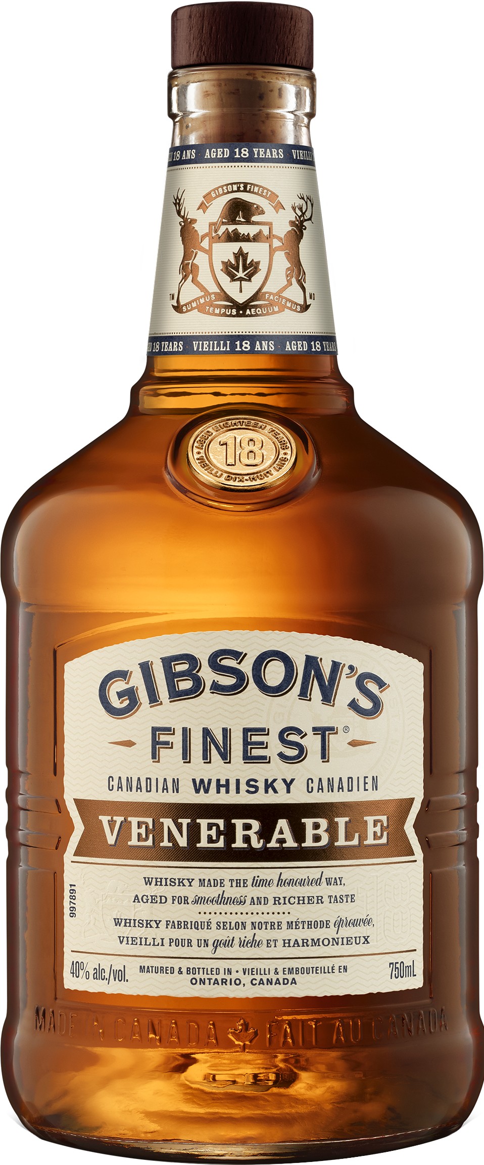 Gibson's Finest Venerable 18 Year Old Whisky