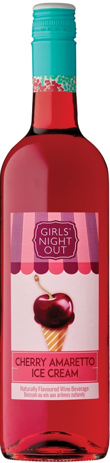 Girls' Night Out Cherry Amaretto Ice Cream