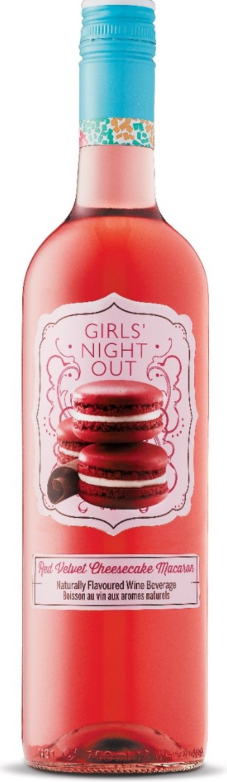 Girls' Night Out Red Velvet Cheesecake Macaron