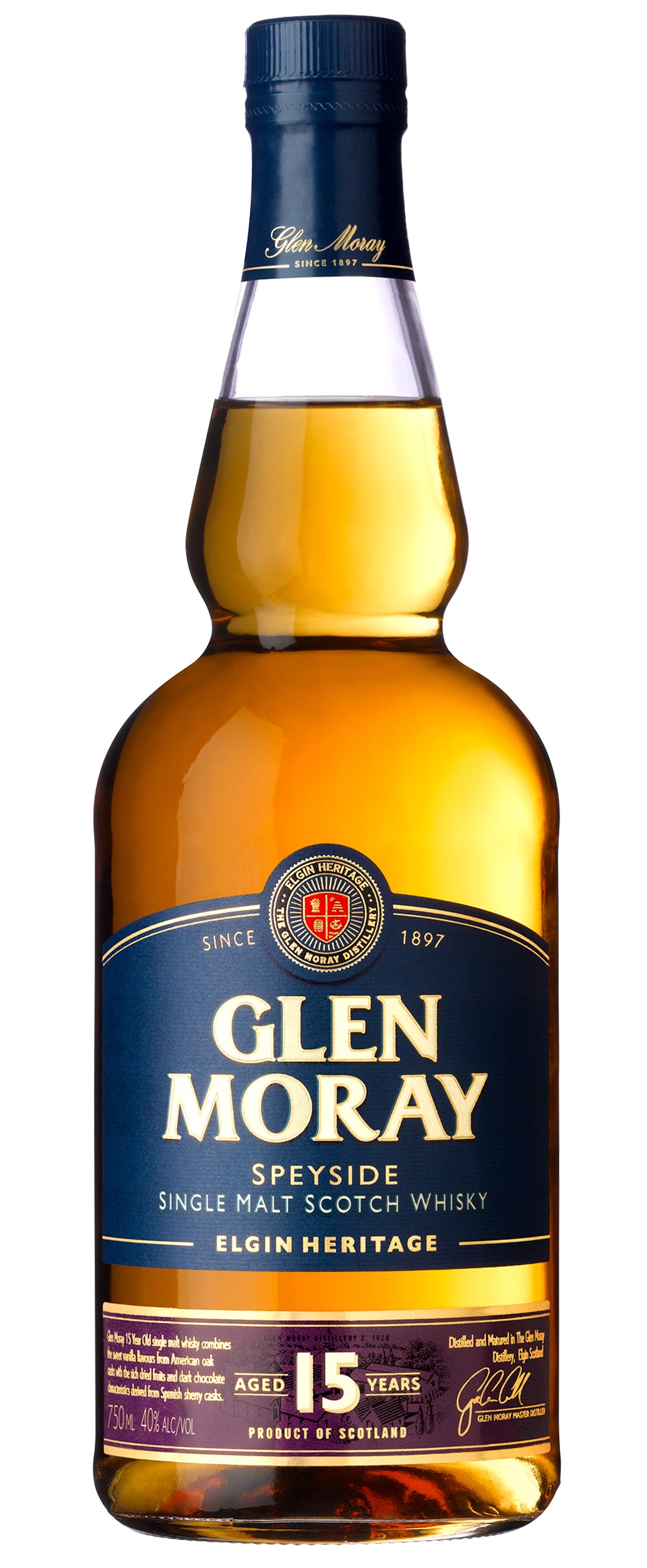 Glen Moray 15 Year Single Malt Scotch