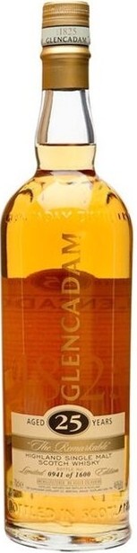 Glencadam 25 Year Highland Single Malt Scotch