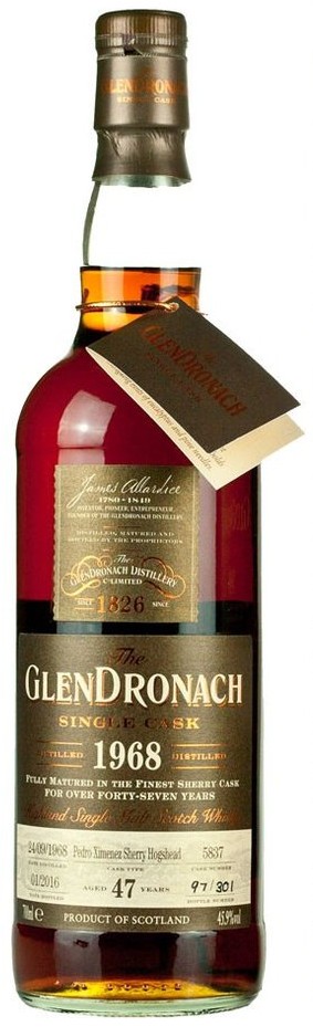 GlenDronach 1968 Pedro Ximenez 47 Year Cask 5837