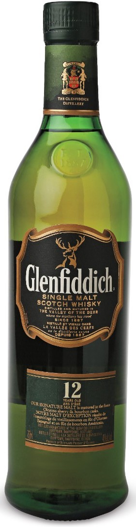 Glenfiddich Single Malt 12 Years Old Scotch Whisky