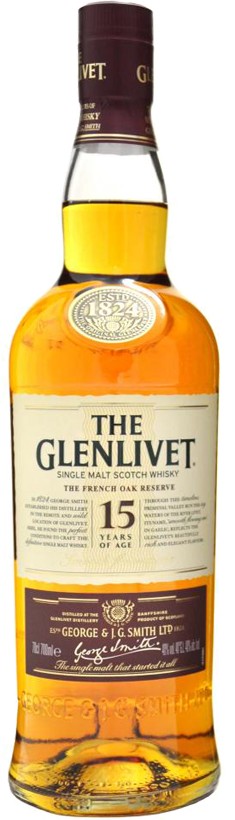 Glenlivet 15 Year French Oak Reserve Single Malt Scotch