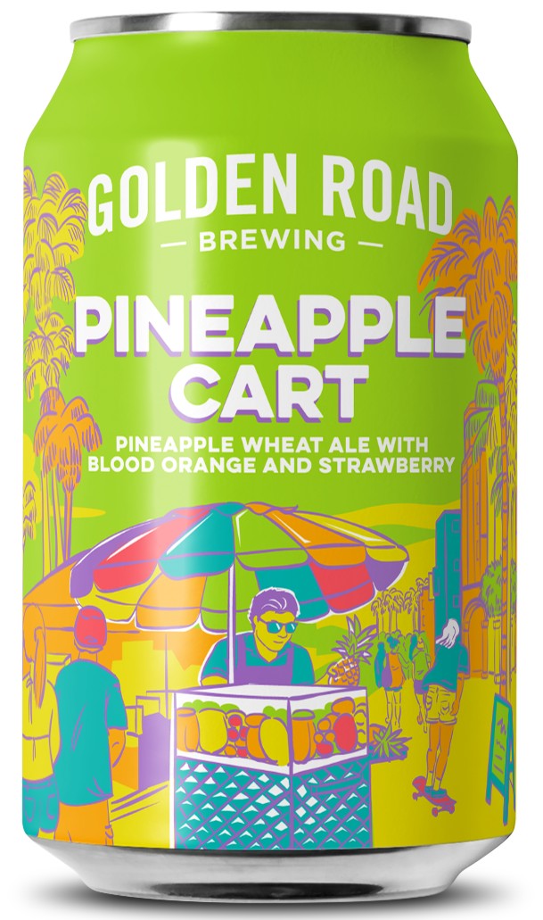 Golden Road Pineapple Cart
