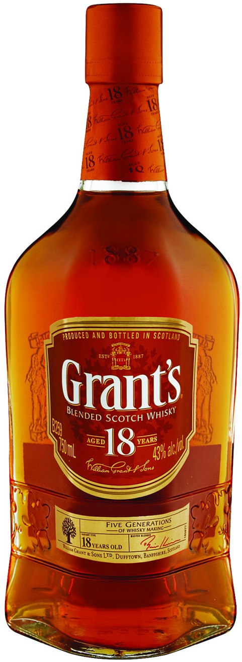 Grant's 18 Year Scotch Whiskey