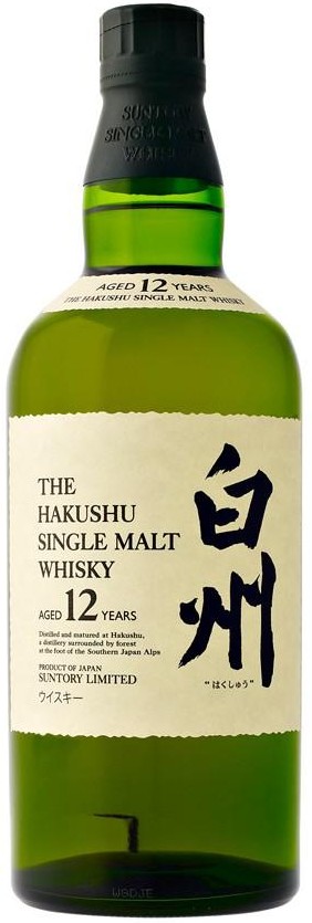 Hakushu 12 Year Japanese Whiskey