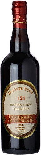 Hamilton Demerara 151 Overproof Rum