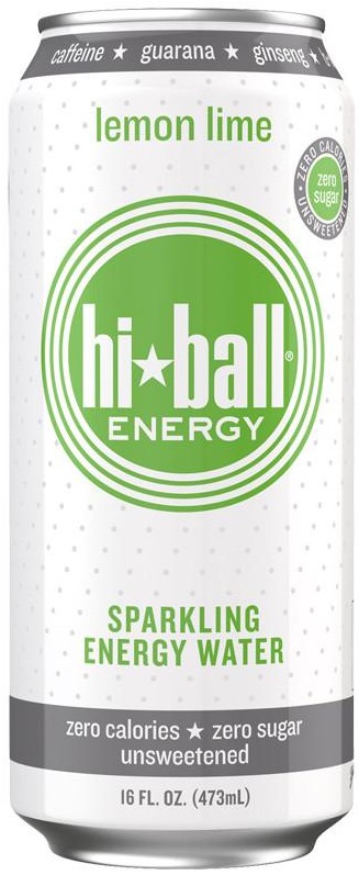 Hiball Lemon Lime Sparkling Energy Water