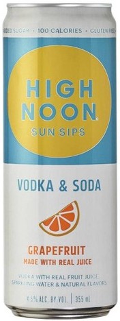 High Noon Sun Sips Grapefruit Vodka & Soda