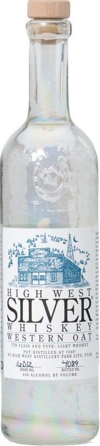 High West Silver Whiskey Western Oat 750 mL