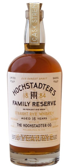 Hochstadter's Family Reserve Straight Rye Whiskey