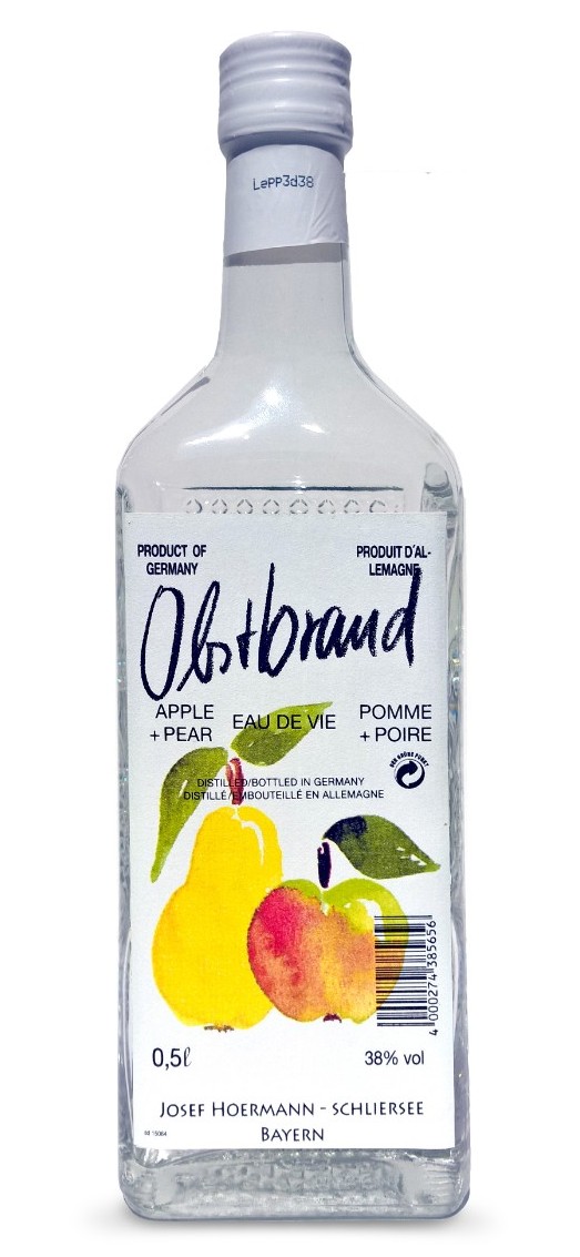 Josef Hoermann Obstbrand Apple / Pear Eau-De-Vie