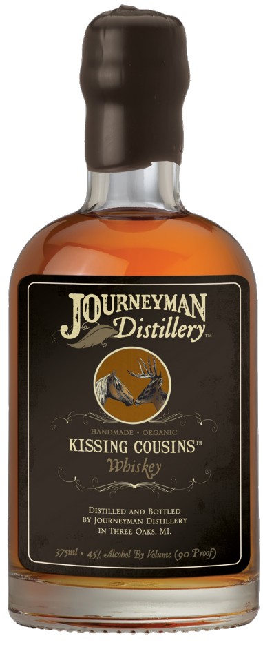 Journeyman Distillery Kissing Cousins Organic Whiskey