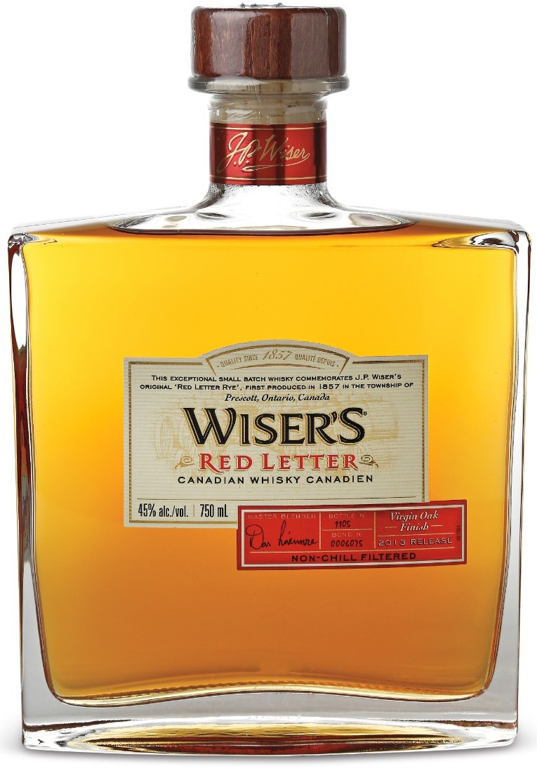 J.P. Wiser's Red Letter Canadian Whisky 2015 Edition