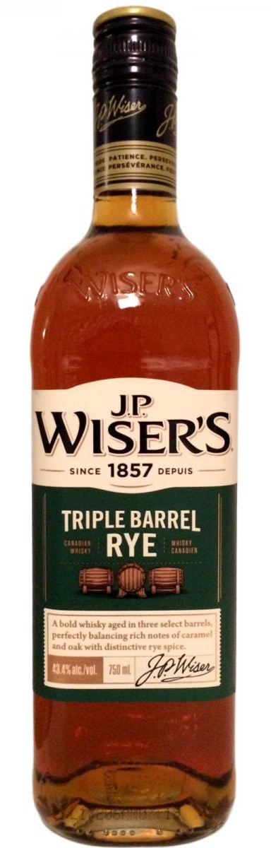J.P. Wiser's Triple Barrel Rye Canadian Whisky