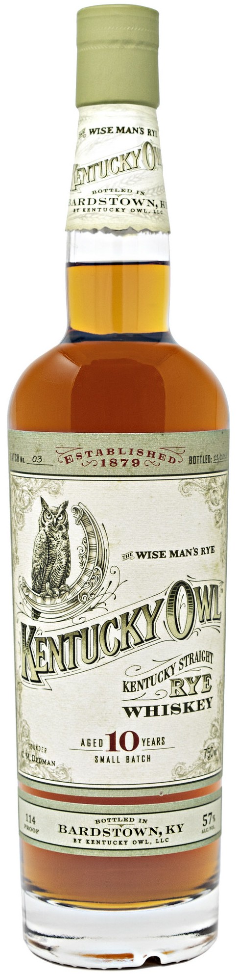 Kentucky Owl Kentucky Straight Bourbon (Batch #3)