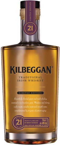 Kilbeggan 21 Year Limited Edition Irish Whiskey