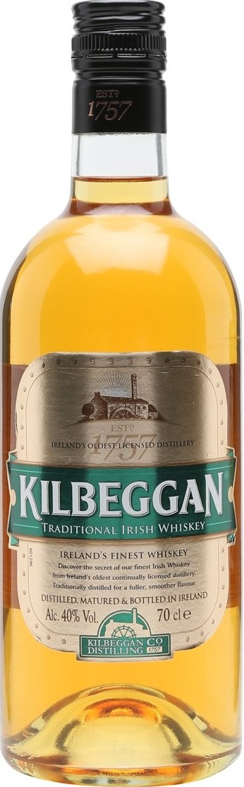 Kilbeggan Traditional Irish Whiskey 1.0L