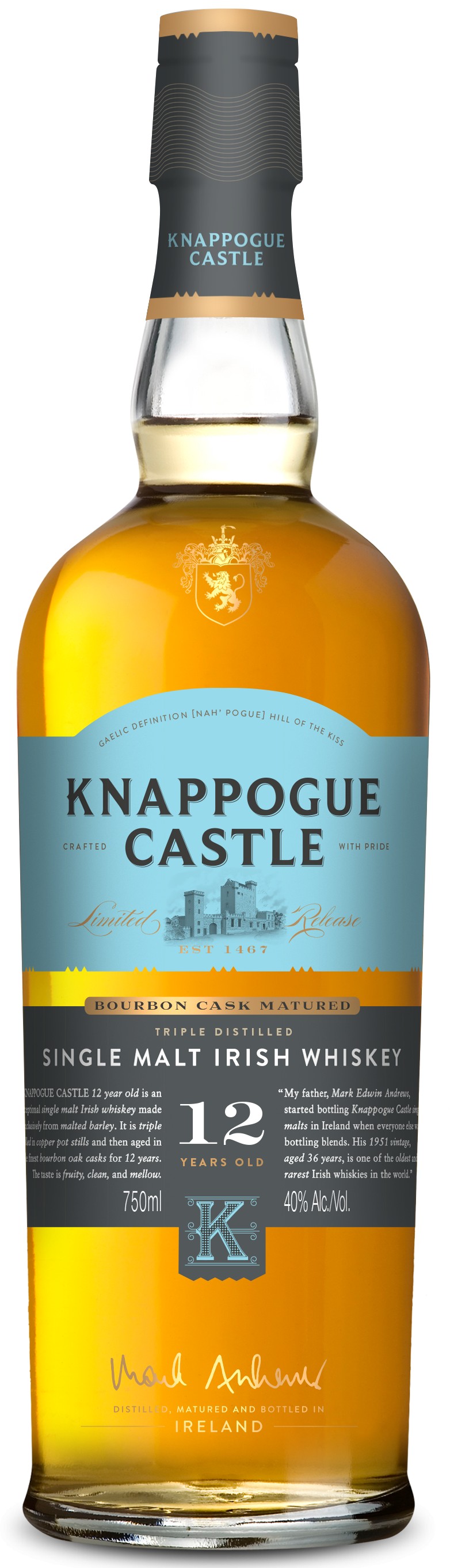 Knappogue Castle 12 Year Bourbon Cask Matured