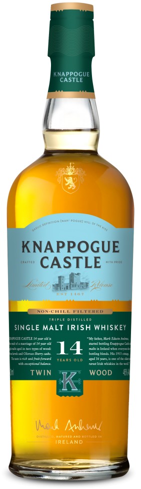 Knappogue Castle 14 Year Single Malt Irish Whiskey