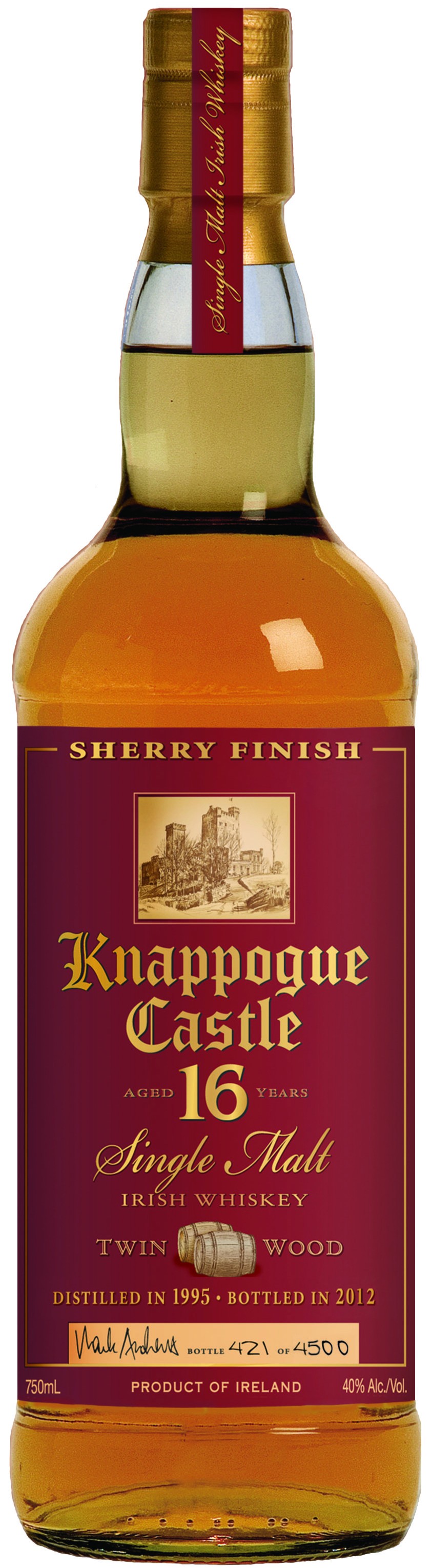 Knappogue Castle 16 Year Sherry Cask Finished
