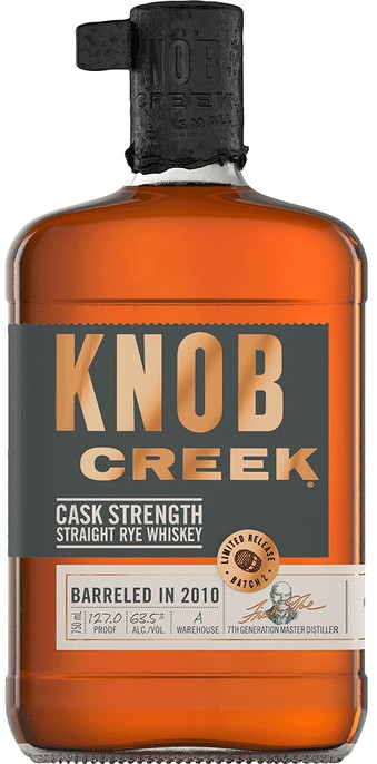 Knob Creek Cask Strength Barreled in 2010 Rye
