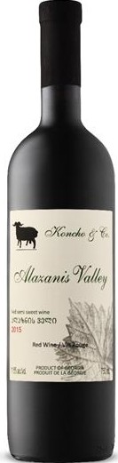 Koncho Alazanis Valley Red Semi Sweet 2015