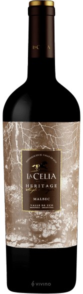 La Celia Heritage Malbec 2014