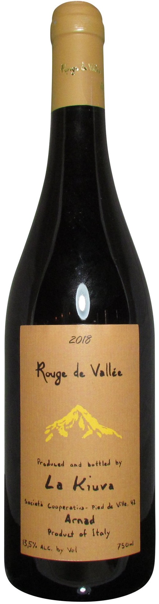 La Kiuva Rouge De Vallee 2018